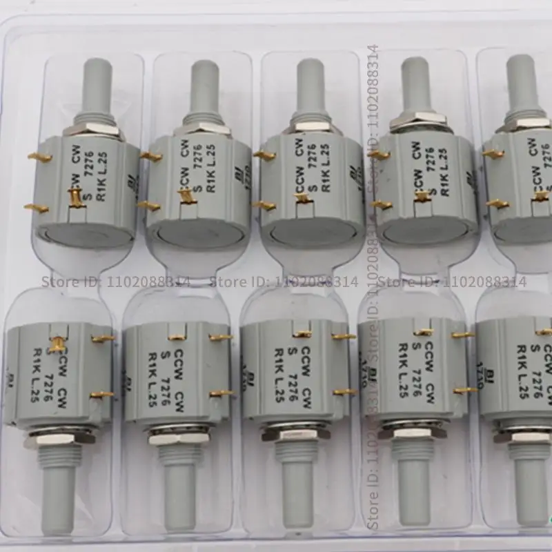 Potentiometer Switch CCW CW S 7276 R1K L.25 BI 1710 Color Change Positioner Mexico Computer Embroidery Machine Parts Wholesale