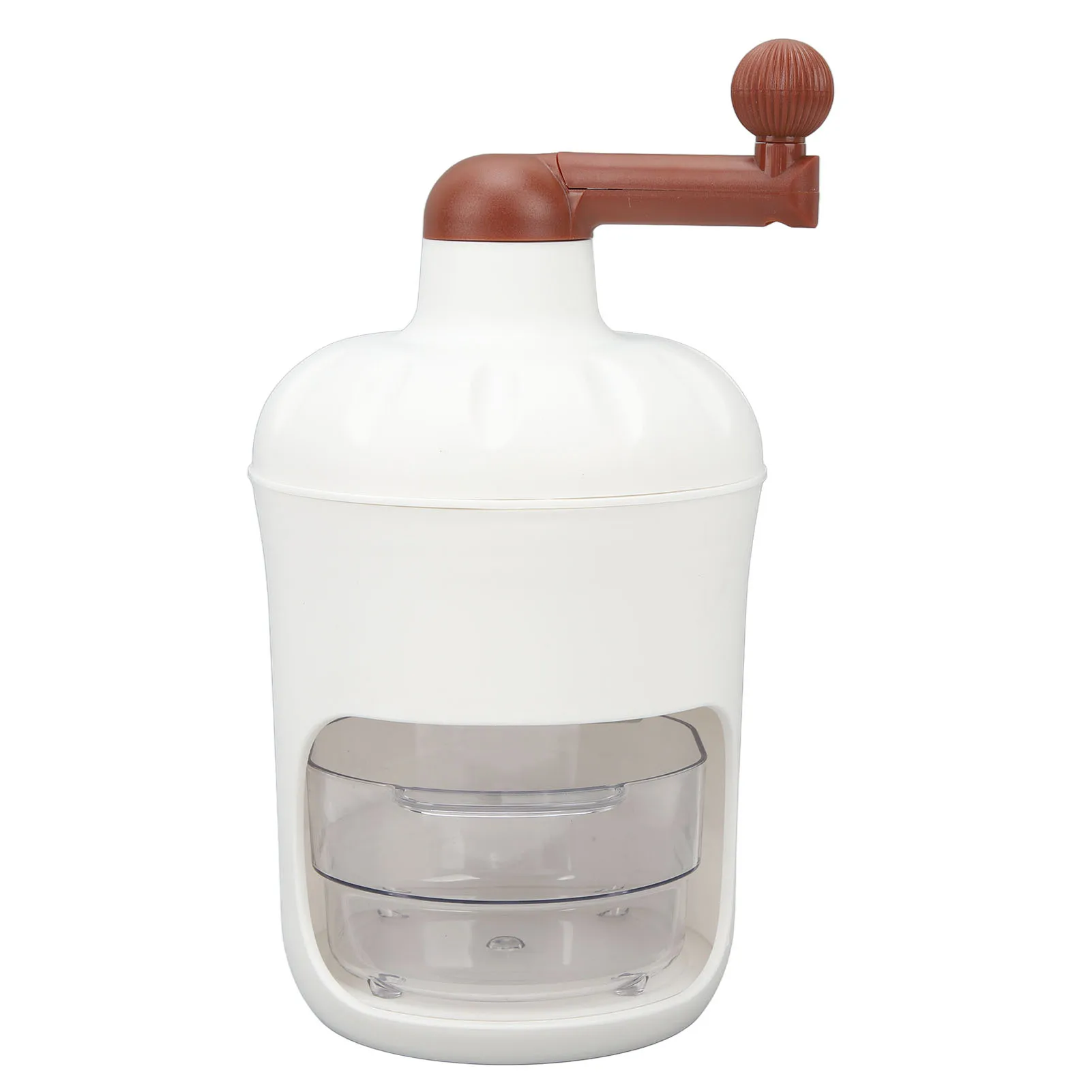 

Hand Cranked Ice Shaver Portable 420 Stainless Steel Manual Snow Cone Machine Slushie Maker Ice Crusher Machine for Home Outdoor