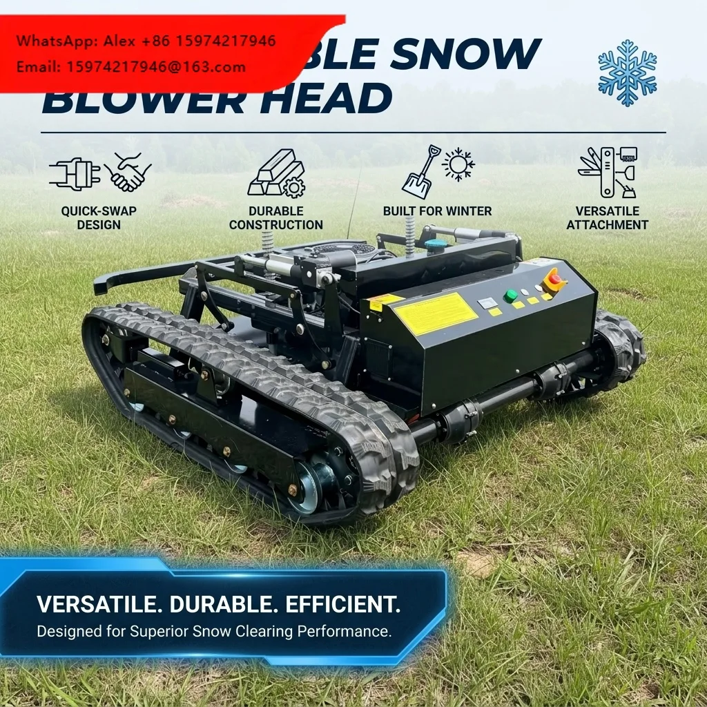 

Precision Cutting Hybrid Remote Control Lawn Mower Crawler Robotic Mowing Machine For Estate Gardens And Golf Courses