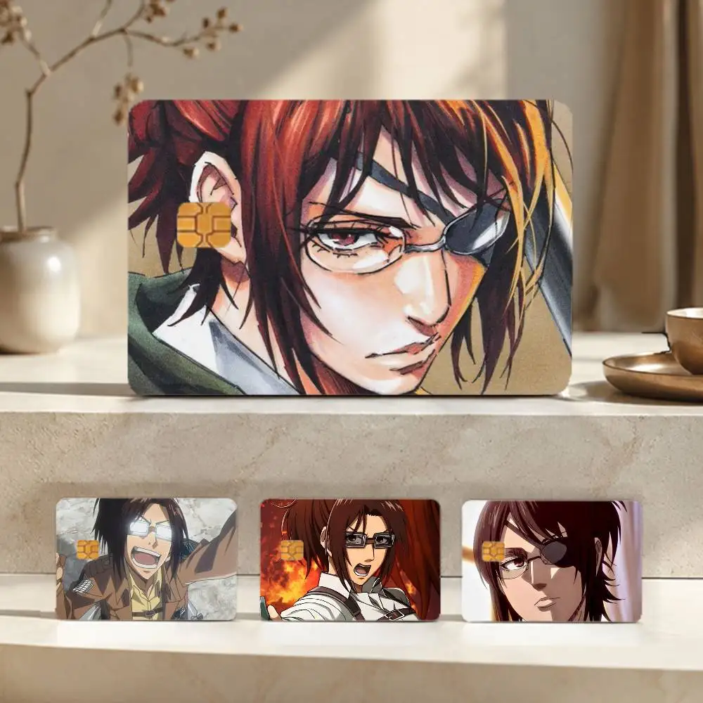 Attack on Titan Hange Zoe Sticker Film Tape Skin for Credit Card Debit Card Waterproof Stickers