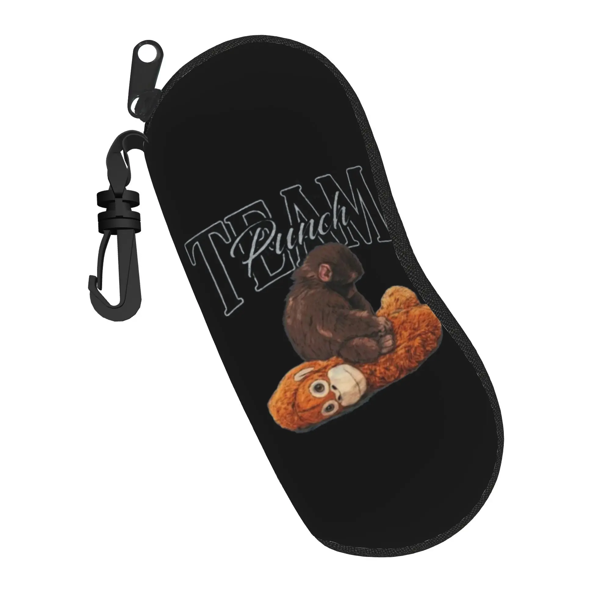 Monkey Punch Graphic Glasses Case Men Women Convenient Box  Glasses Storage Box Small Eyewear Container