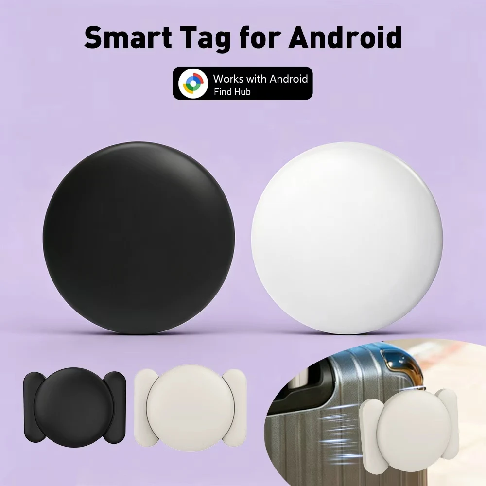 

Android Global Tracker For Google Find Hub App Magnetism Locator Smart Tag Waterproof Anti-lost Device for Key Car Pet Finder