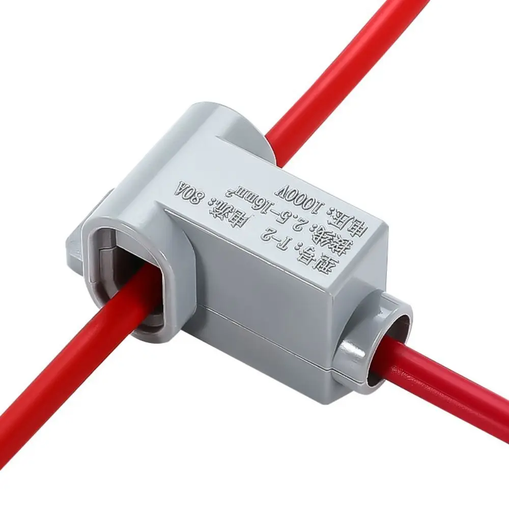 Szybkie łączenie kabli elektrycznych typu T Rozdzielacz dużej mocy Złącze przewodu Blok zacisków Złącza skrzynki przyłączeniowej kabla elektrycznego