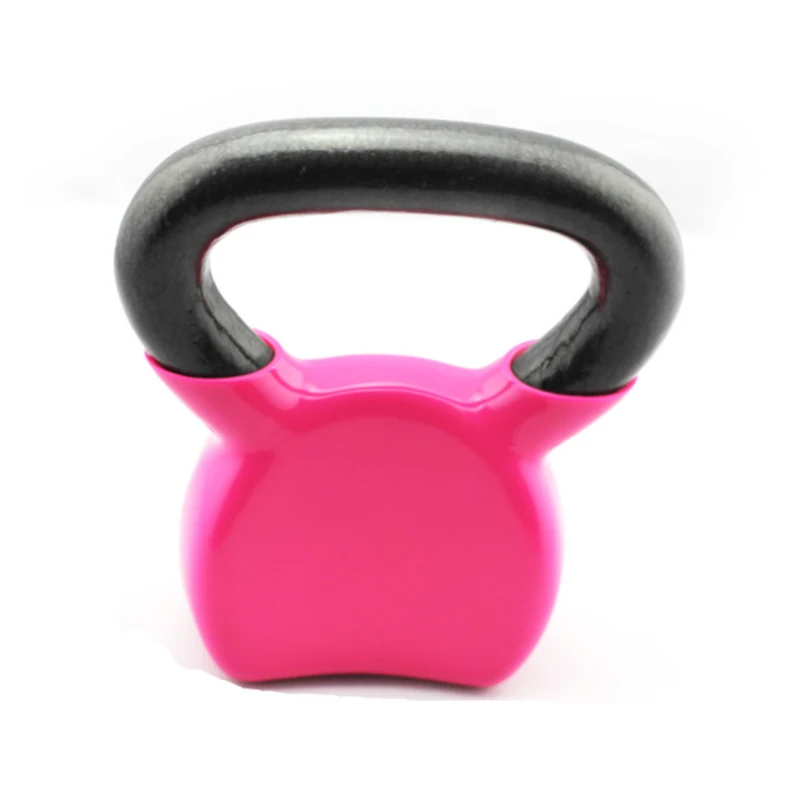 Hot Selling Plastic Dip Kettlebell Home Use Fitness Equipment Kg Kettle Bell Set For Women