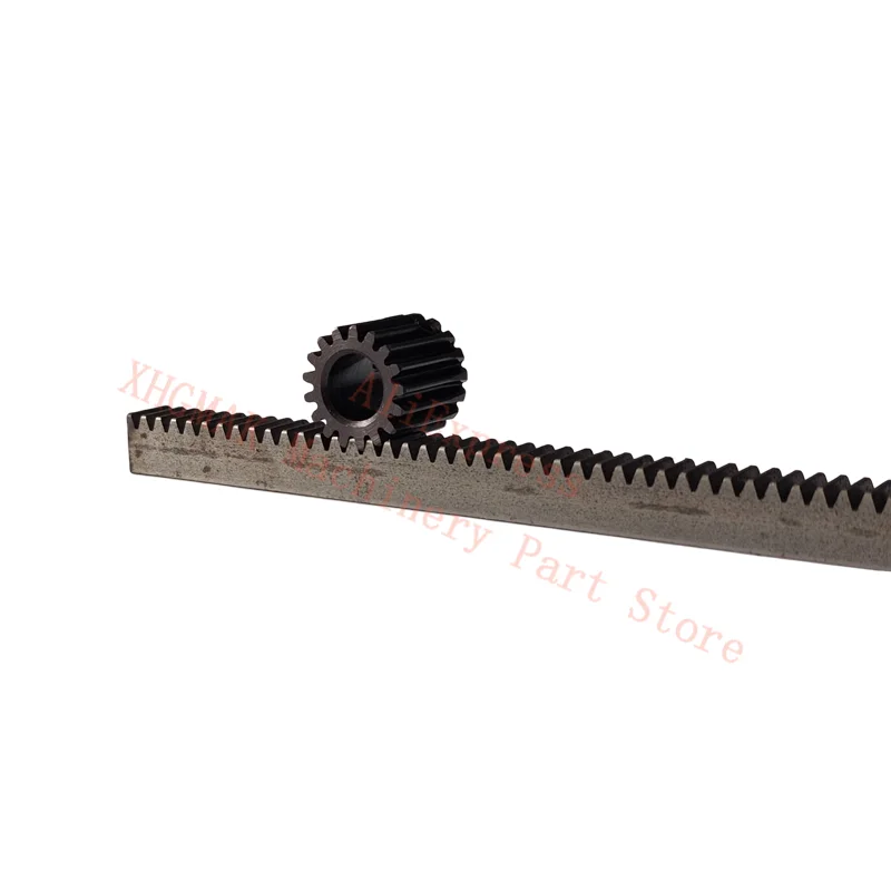 Full Tooth Upgrade 1mod Gear Rack 10*10*500mm + 1mod 17teeth Pinion 45 Steel Gear Metal Gear Rack And Pinion