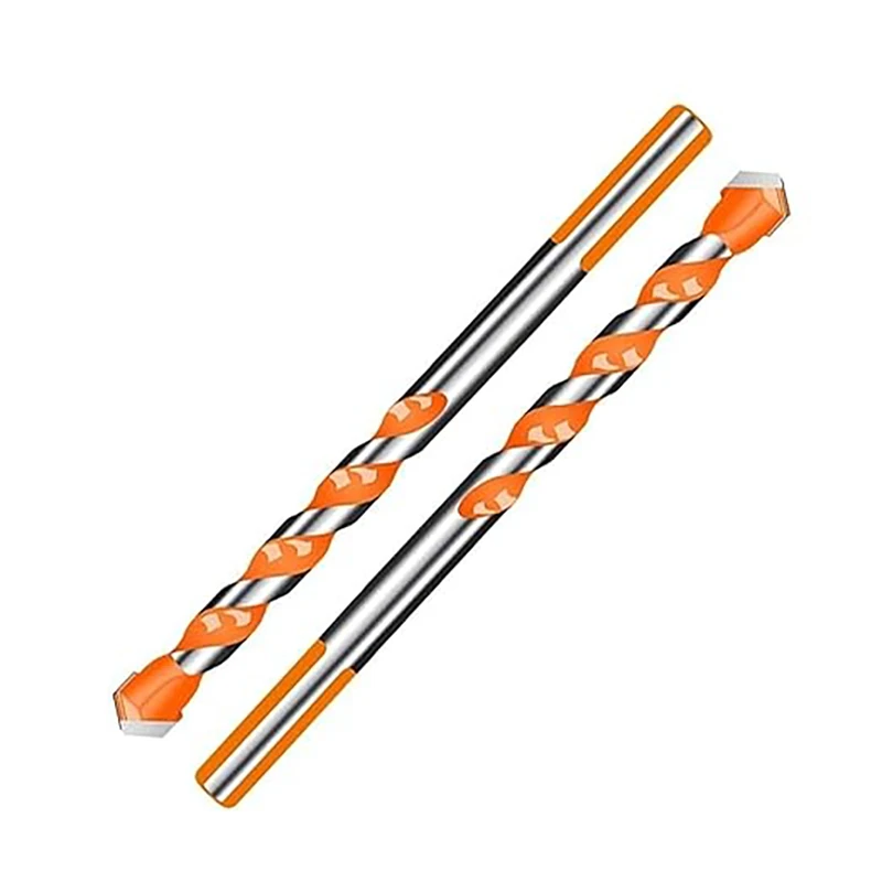 6PCS 4-12mm Multifunctional Drill Bit Diamond Drill Set Ceramic Tile  Wood Glass Punching Hole Saw Metal Drilling Tools Set