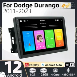 Multimedia for Dodge Durango 2011-2023 2 Din Android Car Radio GPS Navigation Autoradio Player Head Unit Audio Stereo Autoradio