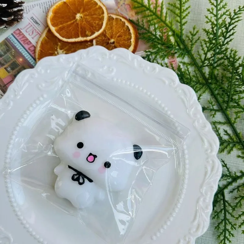 Urocze zabawki antystresowe Yier Bubu w kształcie pandy, gniotki, imitacja cementu, kwitnące, silikonowe zabawki redukujące stres.