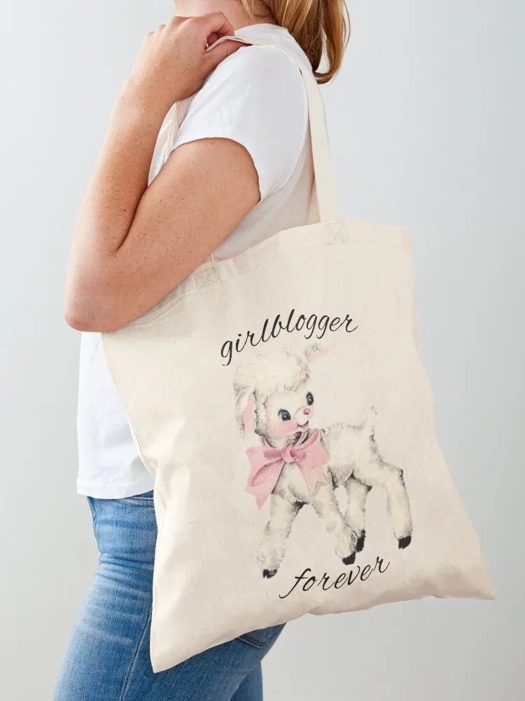 

girlblogger forever Tote Bag supermarket folding bag canvas shopping bag luxury women shopper bags