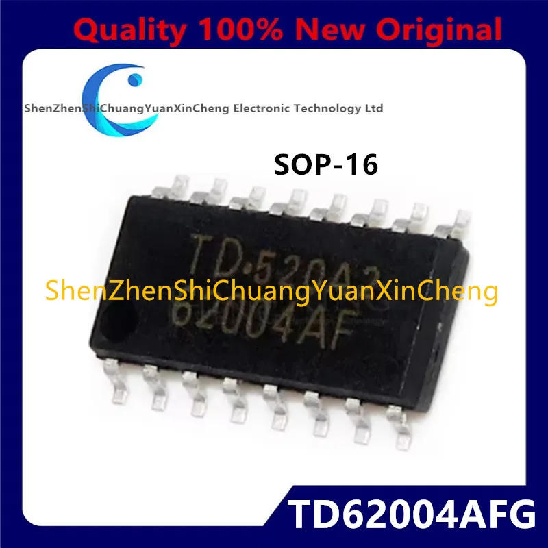 (10 قطع) 100% جديد TD62004AFG 62004AFG TD62004AF 62004AF sop-16 شرائح