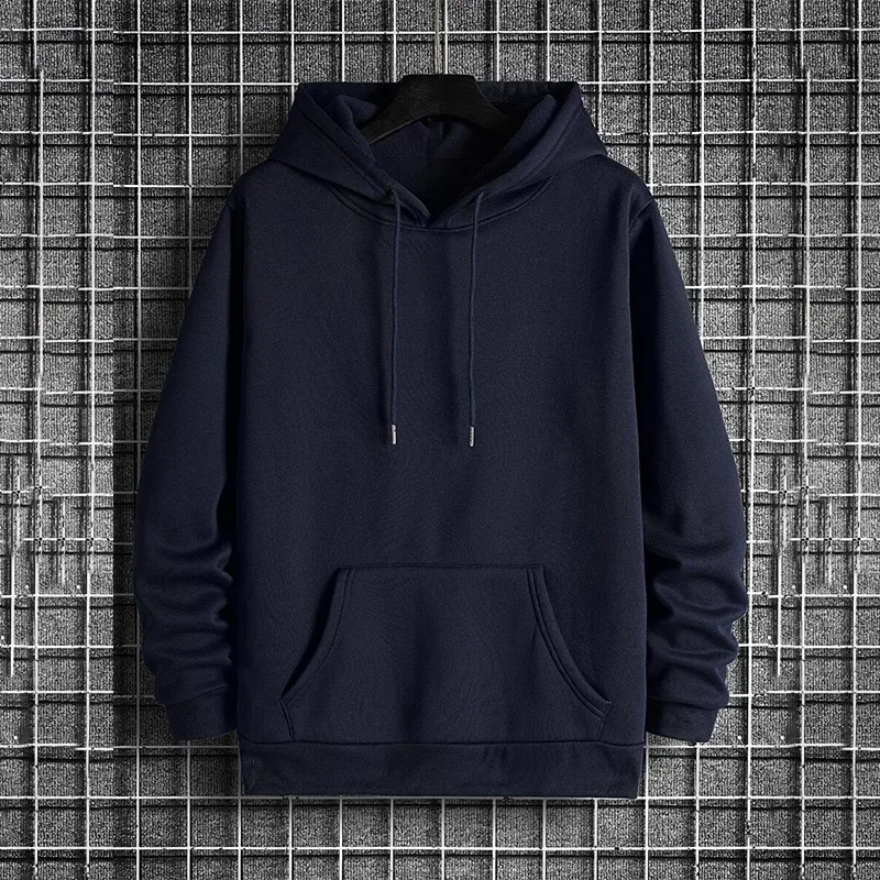 2026 Herbst/Winter Neuerscheinung Herren-Hoodie Hochwertiger Einfarbiger Kapuzenpullover Männlicher Freizeitpullover für Zuhause und Outdoor – Detail 5