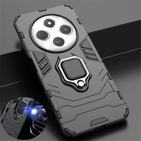 Armor Camera Protection Ring Stand Hard Back Cover For Xiaomi Redmi 14C 13C 12C 10C 9C 10A 9A Phone Case For Redmy 9 10 12 13 4G