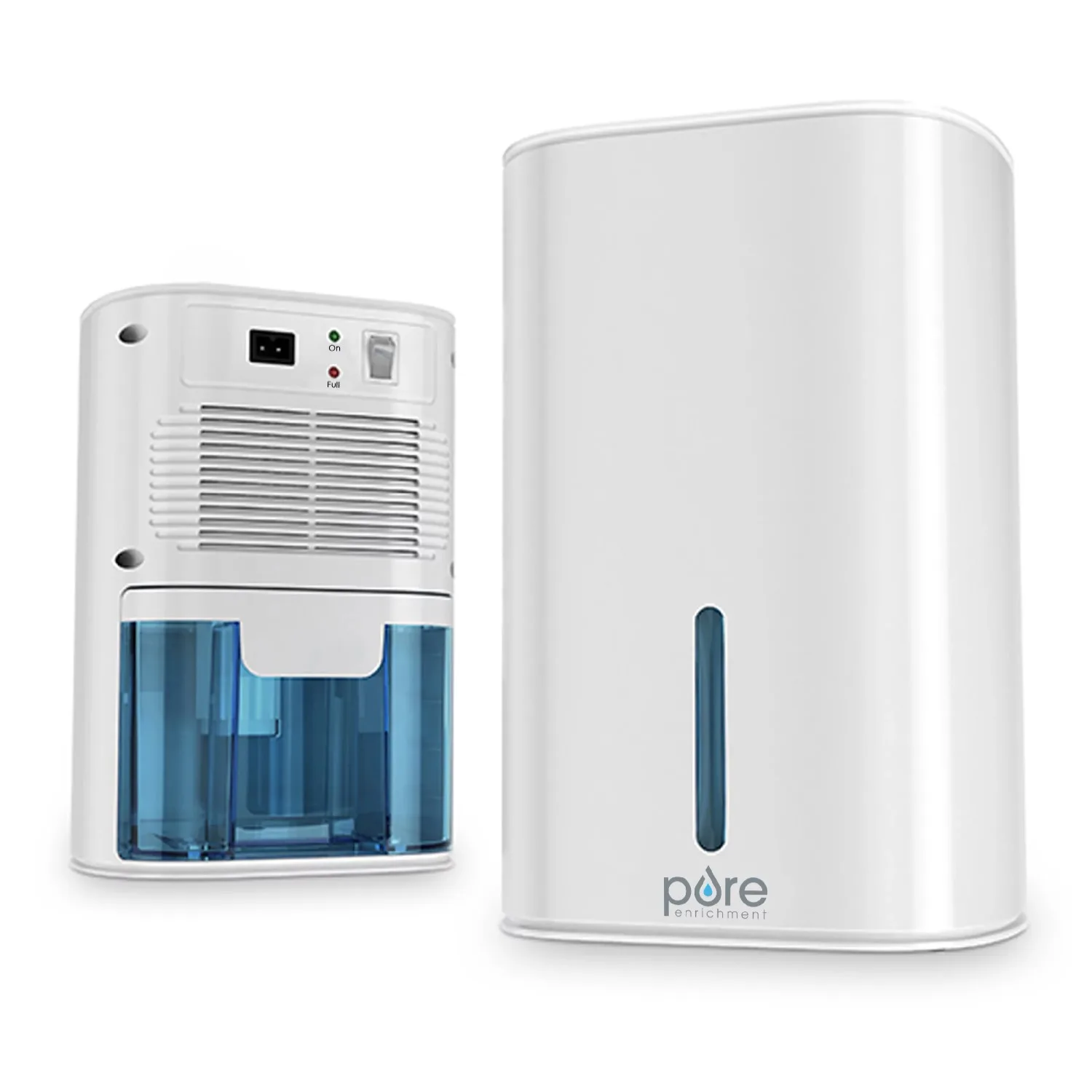 

Enrichment PureDry Mini Dehumidifier - Compact Water Tank Eliminates 300ml/day in Excess Moisture