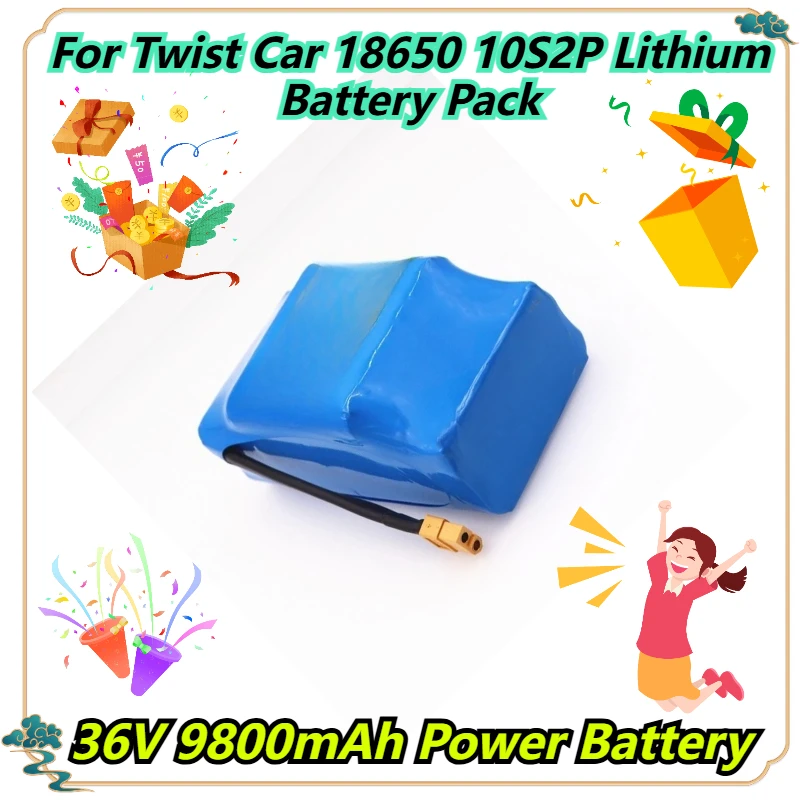 

36V 9800mAh Power Battery For Twist Car 18650 10S2P Lithium Battery Pack