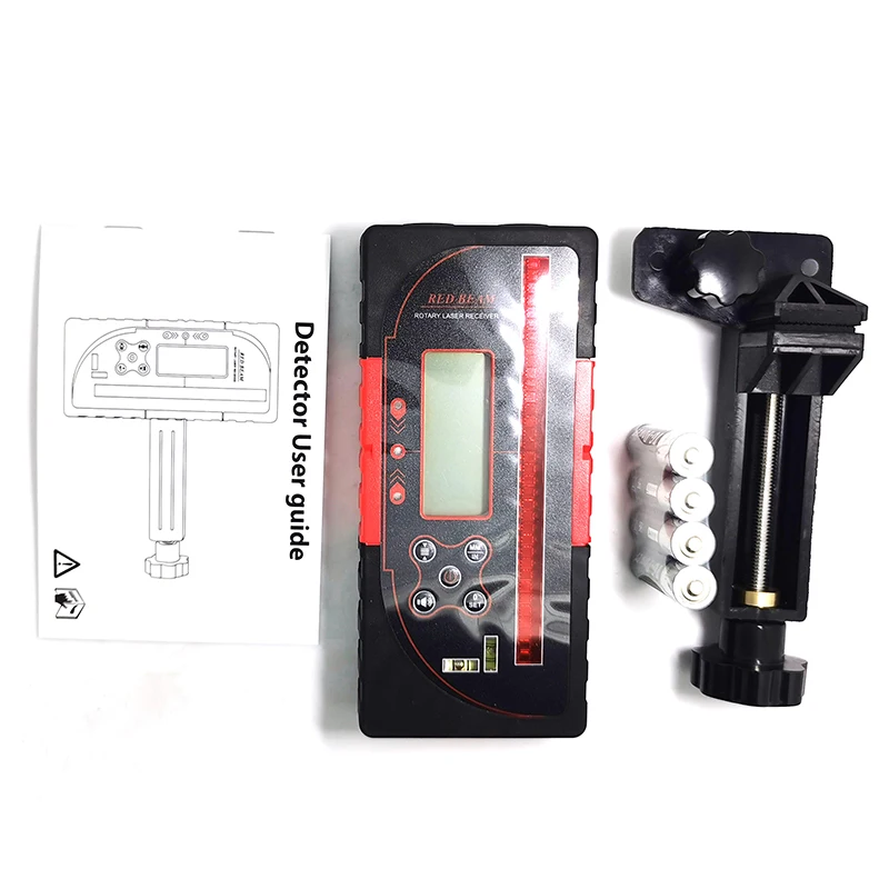 High-precision JP1700 Digital Receiver for Rotary Laser Level Outdoor Use Handheld Detector with Clamp