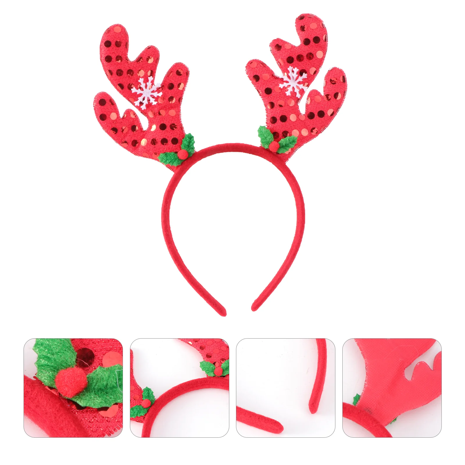 

Hair Ribbons Reindeer Headband Antler Christmas Hoop Ears Bands Hairband for Demon Miss