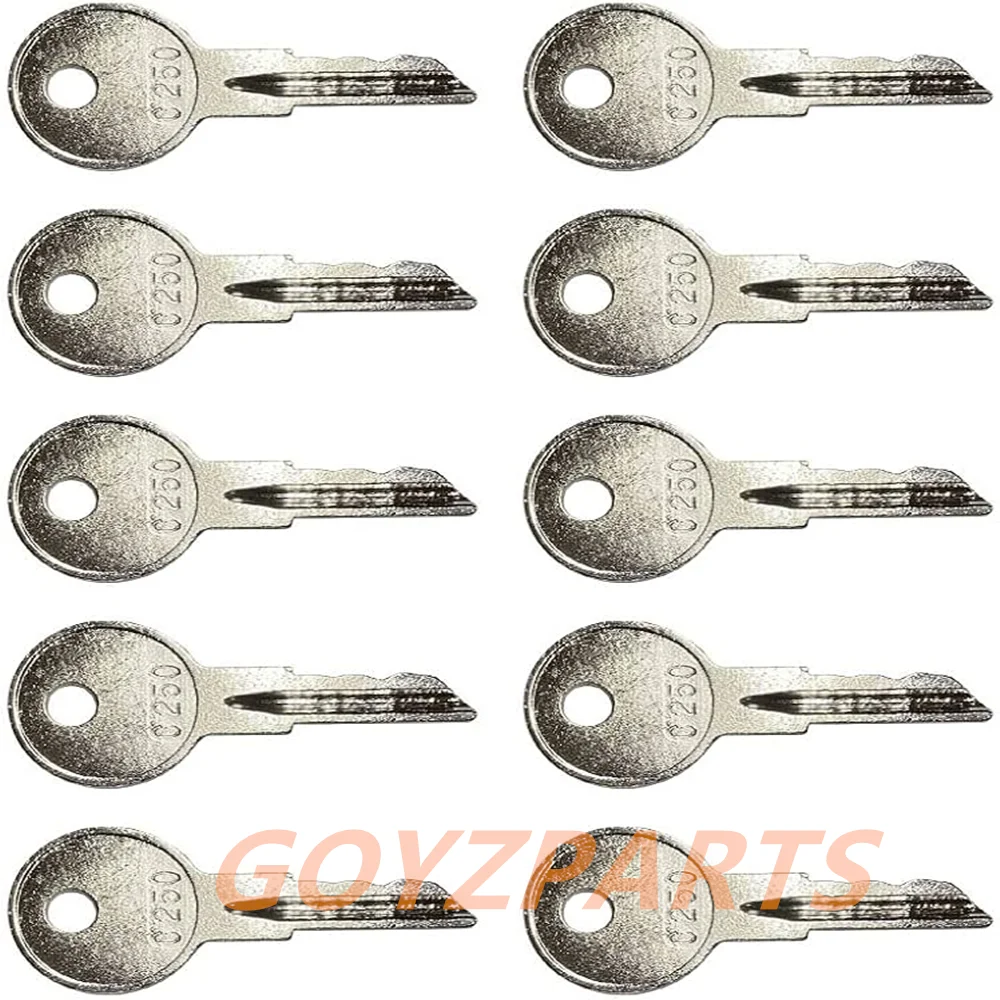 

10PCS C250 Lgnition Key For Crown Forklift OEM 170151-001 170151001