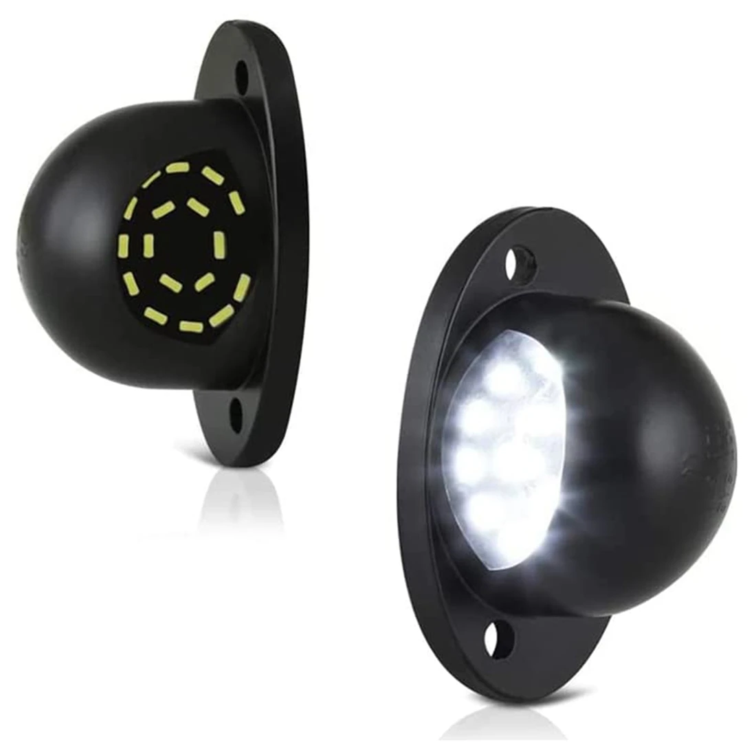 Reemplazo de montaje de luz de matrícula LED para camioneta, 1994-2001 Dodge RAM 1500 2500 3500, paquete de 2