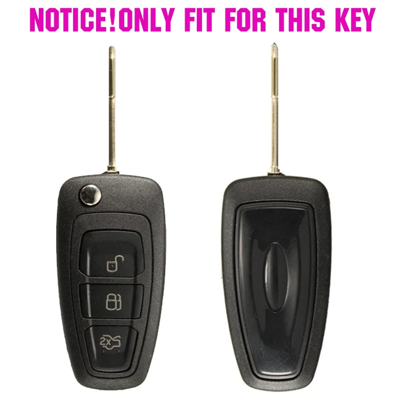 3 Button Silicone Car Remote Key Fob Shell Cover Case For Ford Ranger C-Max S-Max Focus Galaxy Mondeo Transit Tourneo Custom