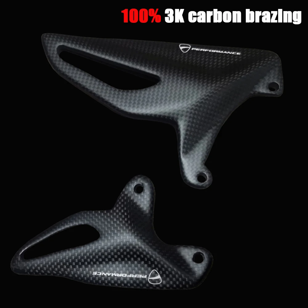 

For DUCATI Streetfighter V2 V4/S 2020-2024 NEW Carbon Fiber Accessories Motorcycle Heel Guard Protector Foot Wing Rearset