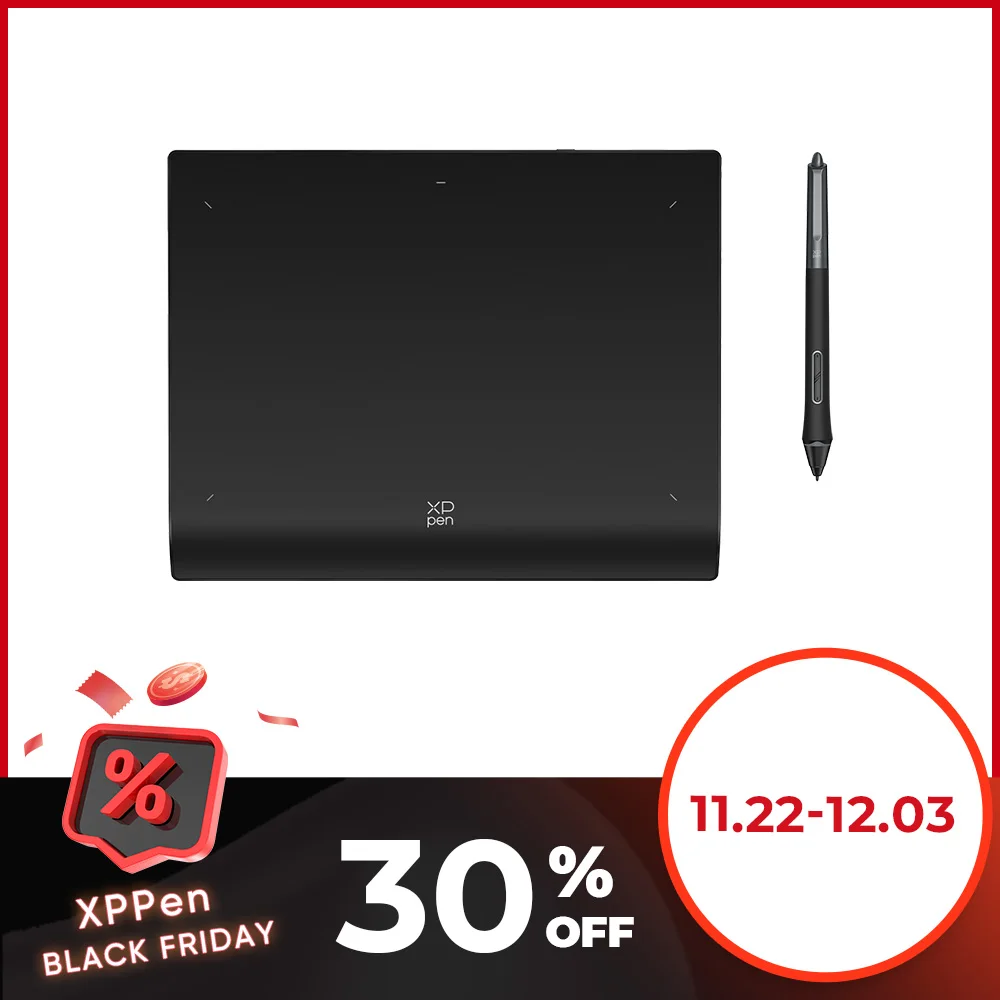 XPPen Deco Pro MW (Gen 2) 9*6 inches Graphics Tablet 16384 Pressure Levels Bluetooth 5.0 Drawing Tablet for Windows Mac Android