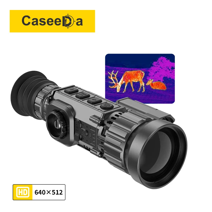 

640*512 Thermal Scope TS635L 8X Zoom Infrared Thermal Imaging Monocular With LRF Night Vision Scope For Outdoor Use