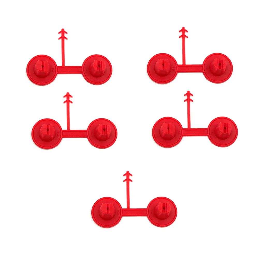 Boquillas de espuma en aerosol de poliuretano reutilizables, puntas para aislamiento de techo y pared, herramientas manuales, fácil de colocar, limpiable, rojo, 5,5x2cm
