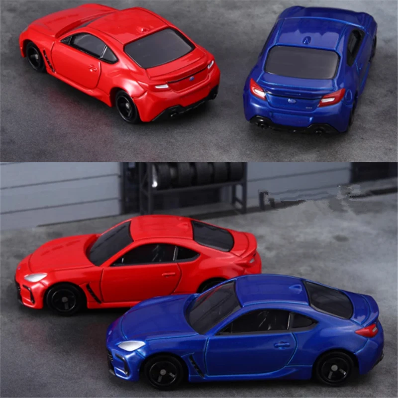 Takara TOMY 스바루 시리즈 STI BRZ Forester IMPREZA WRX 합금 럭셔리카 로고 모델, 다이캐스트 레이싱 카 차량 모델 시뮬레이션 장난감