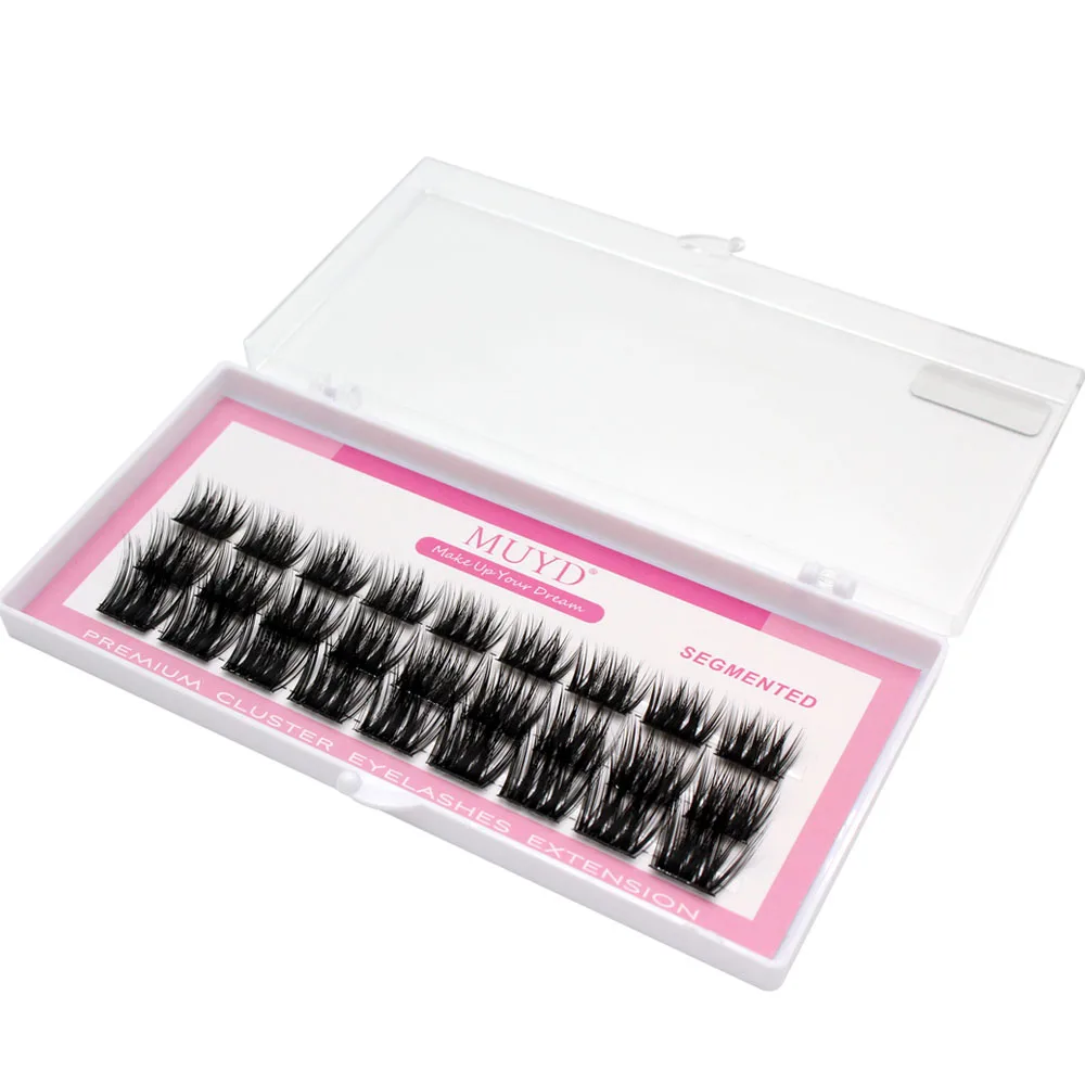 Loose segmented false eyelashes DIY natural independent eyelashes makeup tools soft natural mink fluffy soft false eyelashes