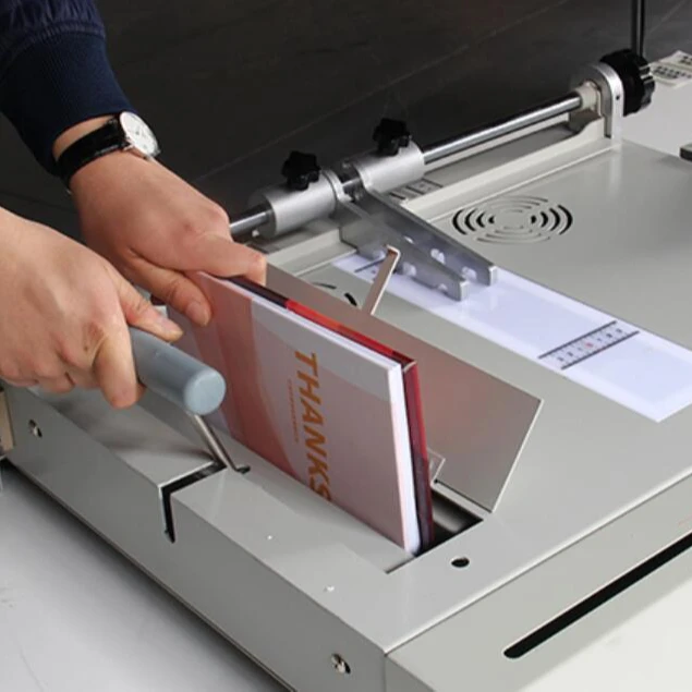 

KDC-100P Hardcover Book Cover Making Machine with groove Pressing Function