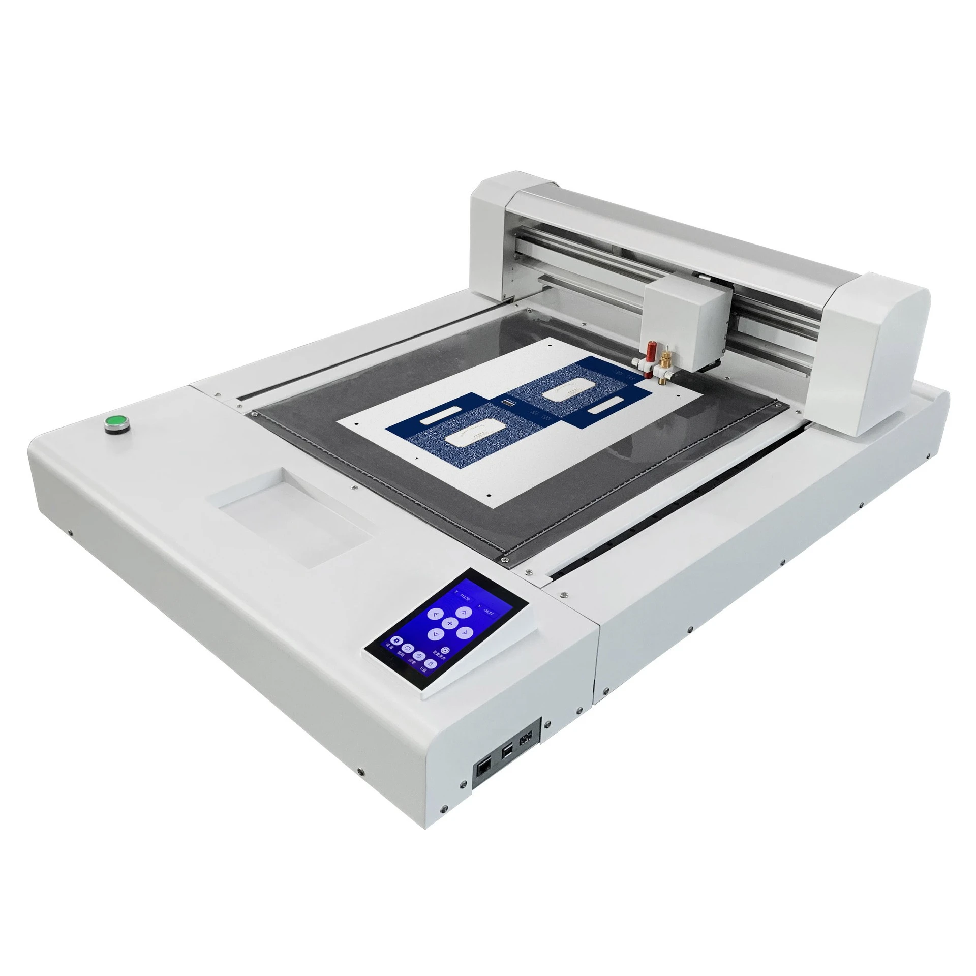 Flat self-adhesive digital die-cutting machine Platform packaging box proofing machine Cardboard film special-shaped cutting