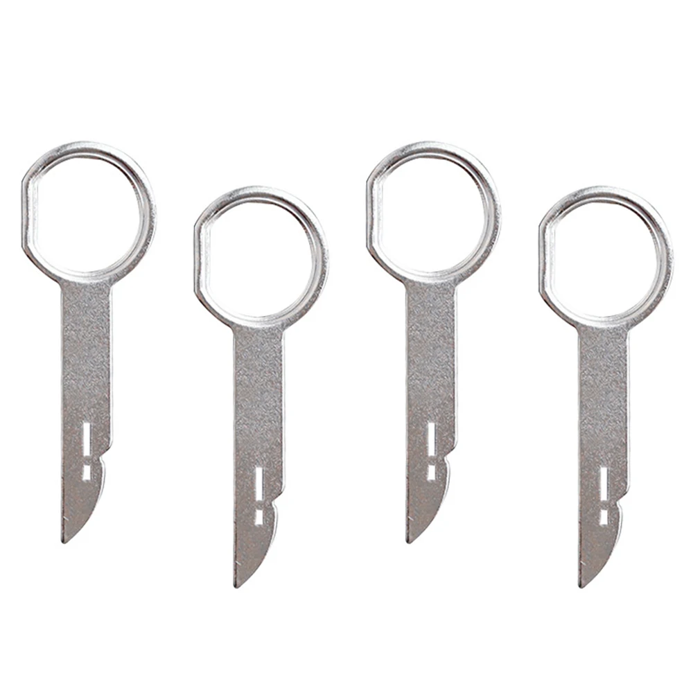 4Pcs/Set 4 Keys Car Radio Removal Remove Tool Accessories