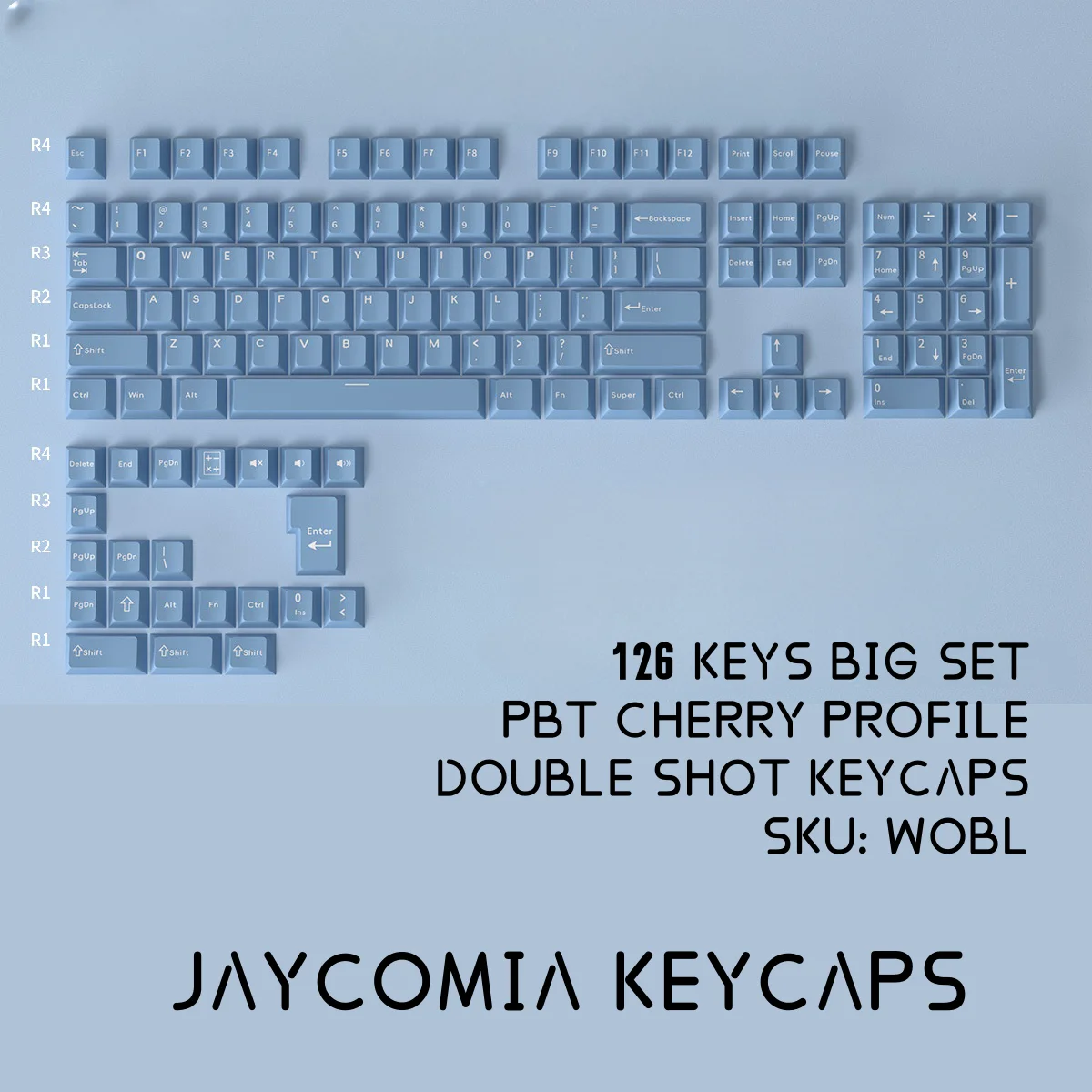 Колпачки для клавиш JCM Cherry Double Shot из материала PBT, раскладка ISO, 11 цветов на выбор, Большой Набор колпачков для клавиатуры Mehcanical Hi75 GMK75