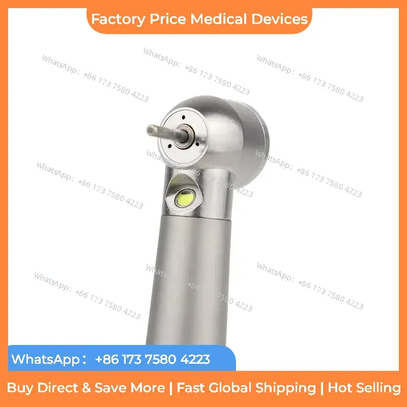 2026 LED Handpiece High Speed Push Button 3 Water Spray Light Ceramic Bearings Tips Air Turbine fastshipping view 3
