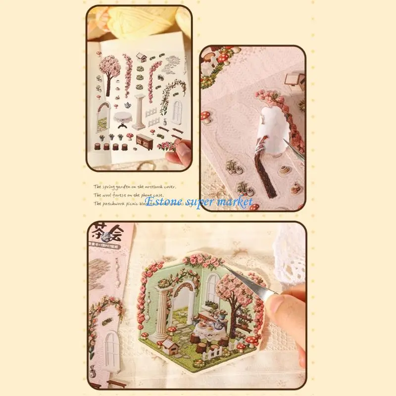 090B Artistic DIY Sticker Collection Suitable For Graffiti Journals And Home Decor