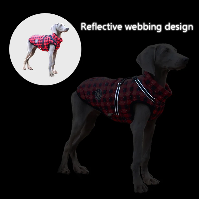 Waterproof Winter Pet Dog Coat Pet Clothes Puppy Outfit Vest Warm Dog Clothes For Labrador Chihuahua Small Dogs Ropa Para Perros