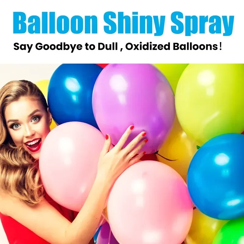 100ml Balloon Shiny Spray Anti Fading Restore Atmosphere Brightener Balloon Enhance Ballon Decoration Spray Gloss Clearance Sale