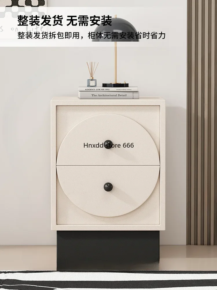 Children's wind all solid wood bedside table simple modern mini small super narrow 30cm bedside table