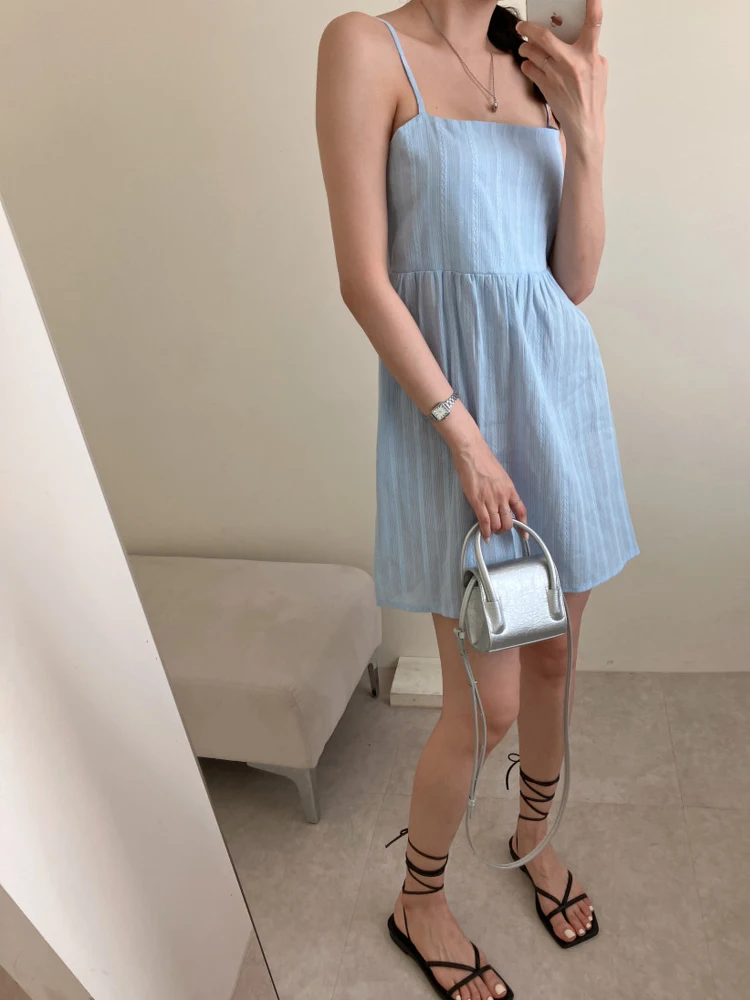 

Летнее шикарное женское платье с вырезами, открытыми плечами и завышенной талией, в стиле Sweet and Spicy