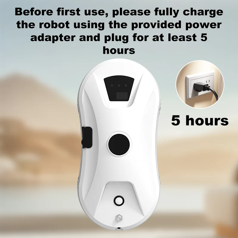 Lntelligent robot with remote control for window cleaning unit