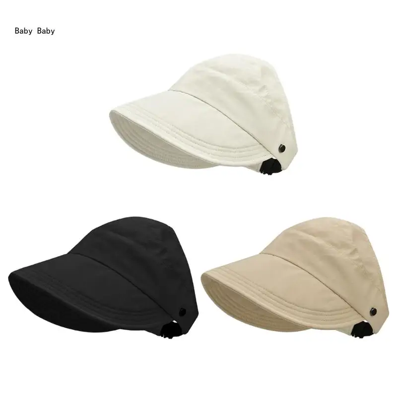 

Infants Ponytail Baseball Caps 2-8 Year Girls Fisherman Hat Hollowed Top Sunhat Q81A