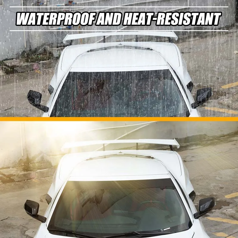 

For Chevrolet Corvette C8 2020+ PVC black car front windshield sun visor sticker car exterior modification accessories