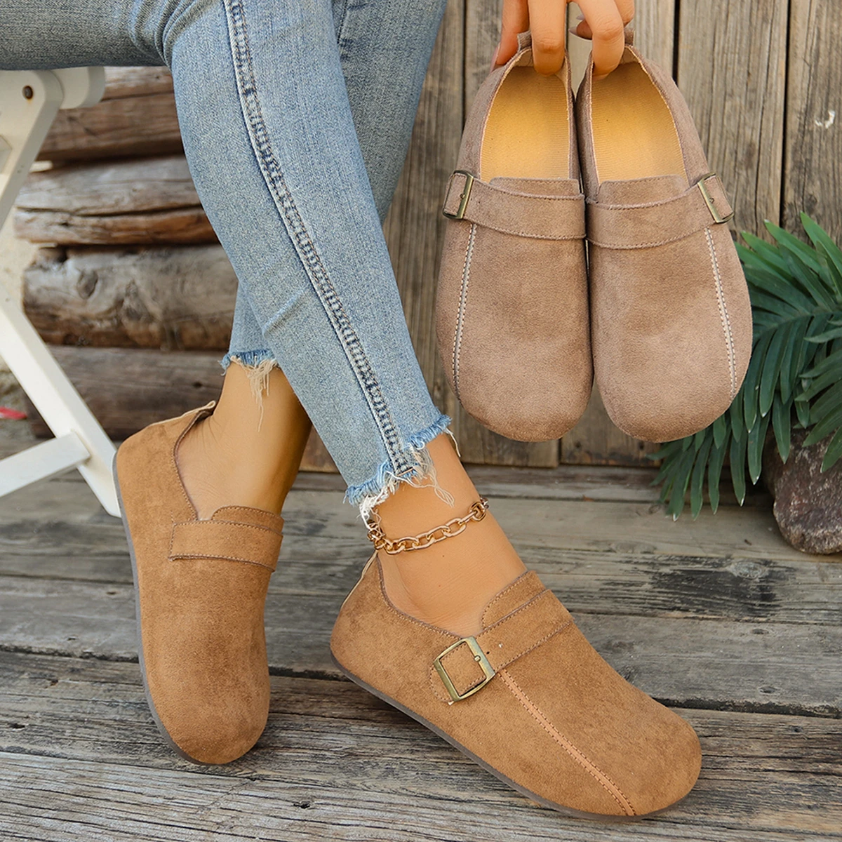 

Новинка 2023 года, женская обувь на плоской подошве, нескользящие повседневные туфли-лодочки на плоской подошве, женские модные уличные удобные лоферы, женские Zapatos Mujer