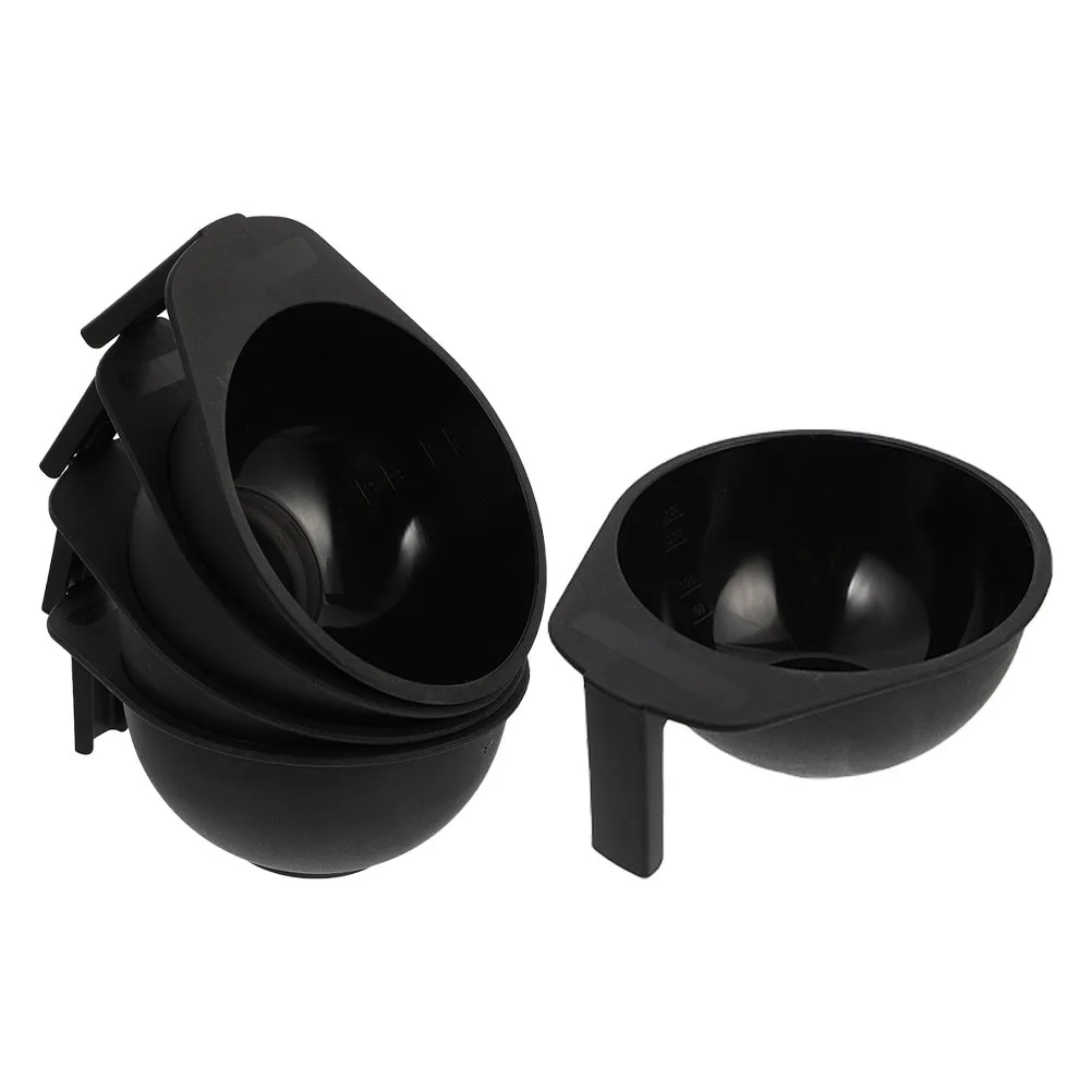 5Pcs Hair Dye Bowls Professional Hair Color Mixing Bowls for Salon Hairdressing Tools Reusable Lightweight ABS Material - Image 2