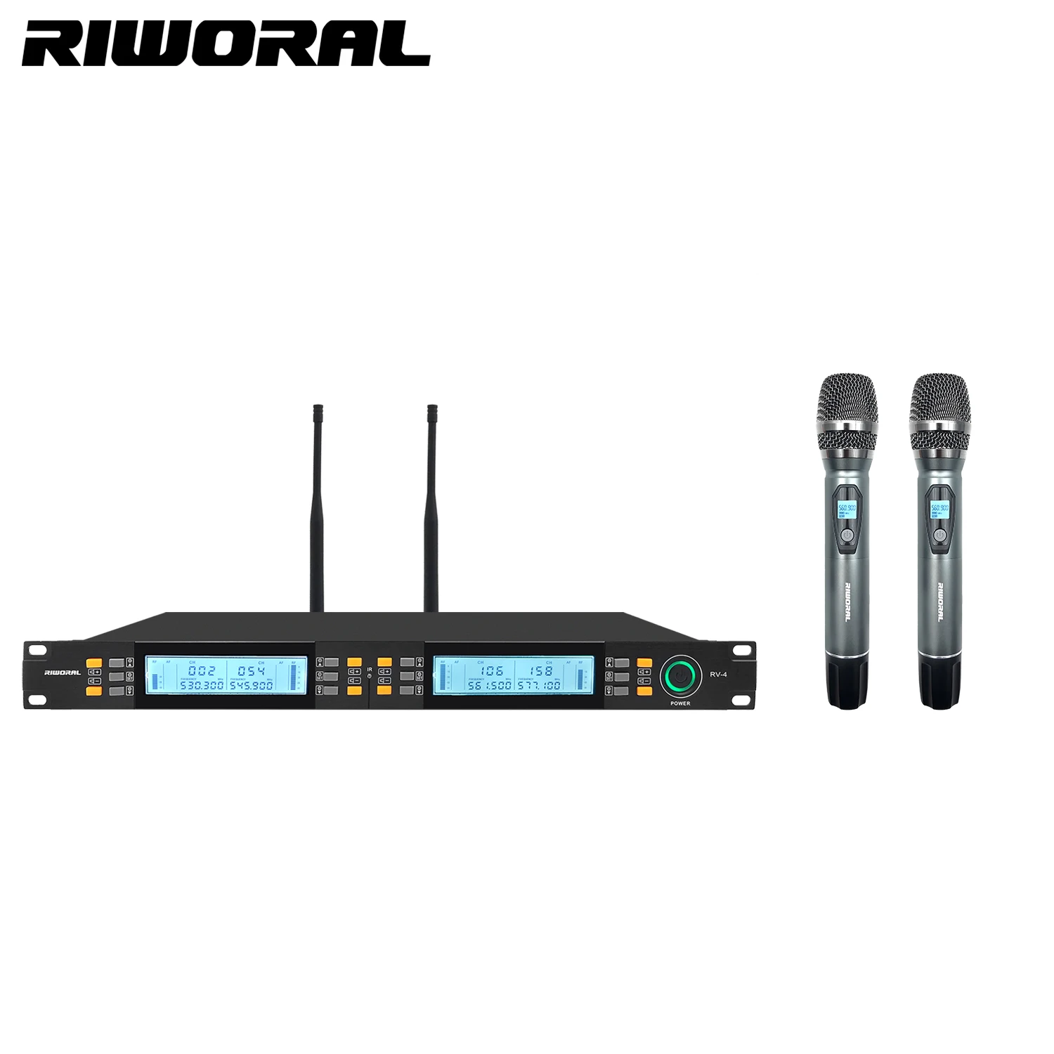 2026 RV-2 ميكروفون كاريوكي لاسلكي FM احترافي لأداء الحفلات والغناء #2