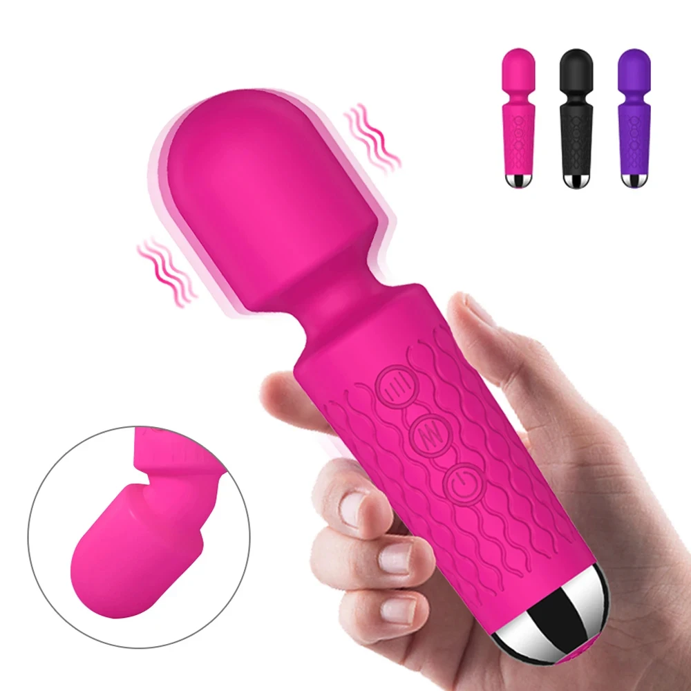 Wireless Dildos AV Vibrator Magic Wand for Women Clitoris Stimulator USB Rechargeable Massager Goods Sex Toys for Adults 18