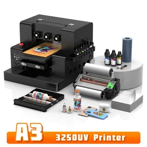 Printer UV A3 Mesin Cetak Flatbed UV L805 Printer Stiker DTF UV A4 untuk Pena Printer UV Kayu Logam Akrilik Printer DTF UV A3 6 printer flatbed uv penjualan terbaik - №