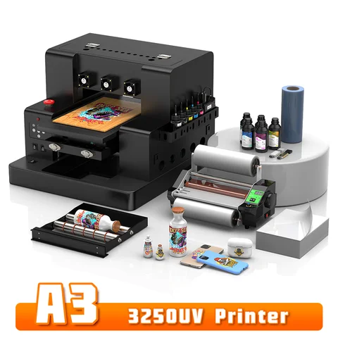 A3 UV 프린터 L805 UV 평판 인쇄 기계 A4 UV DTF 스티커 프린터 펜 아크릴 금속 목재 UV 프린터 A3 UV DTF 프린터