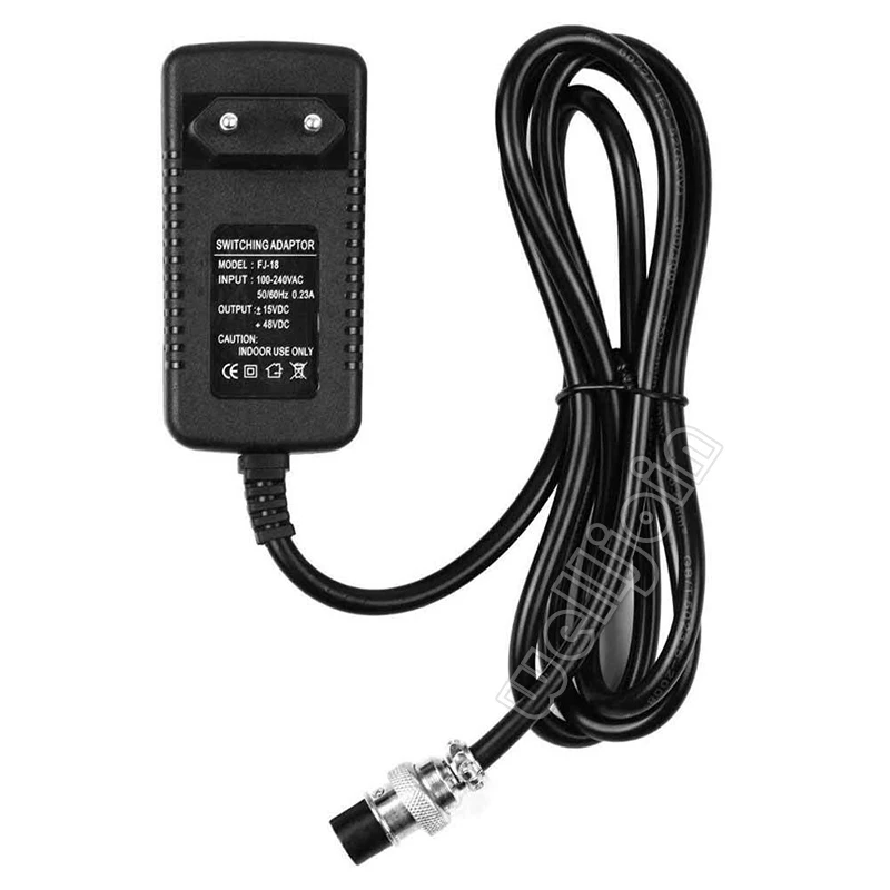 EY-08 Adaptador de alimentação transformador misturador, fonte de alimentação externa, 4 furos de saída ± 15V + 48V parte, AC 100-240V