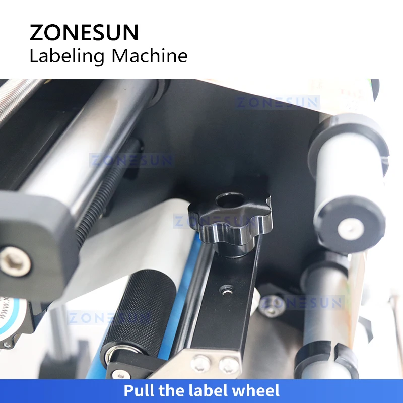 Zonesun ZS-TB150R أداة وضع الملصقات المسطحة آلة وضع العلامات على السطح المسطح آلة وضع العلامات على الصندوق ملصق الكرتون